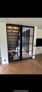 Stalen Wijnkast op Maat met taatsdeur - Utrecht 2024